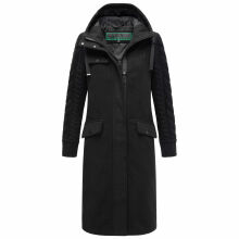 Navahoo Knit Babe Damen Winterjacke Schwarz Größe XXL - Gr. 44