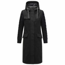 Navahoo Knit Babe Damen Winterjacke Schwarz Größe XXL - Gr. 44