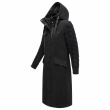 Navahoo Knit Babe Damen Winterjacke Schwarz Größe XXL - Gr. 44