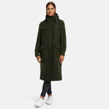Navahoo Knit Babe Damen Winterjacke Dark Olive Größe S - Gr. 36