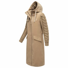 Navahoo Knit Babe Damen Winterjacke Sand Beige Größe S - Gr. 36