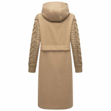 Navahoo Knit Babe Damen Winterjacke Sand Beige Größe M - Gr. 38