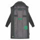 Navahoo Knit Babe Damen Winterjacke Anthrazit Größe S - Gr. 36