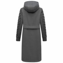 Navahoo Knit Babe Damen Winterjacke Anthrazit Gr&ouml;&szlig;e L - Gr. 40