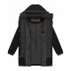 Navahoo Flauschwunder Damen Winterjacke Schwarz Größe S - Gr. 36