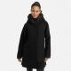 Navahoo Flauschwunder Damen Winterjacke Schwarz Größe S - Gr. 36