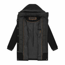 Navahoo Flauschwunder Damen Winterjacke Schwarz Gr&ouml;&szlig;e M - Gr. 38