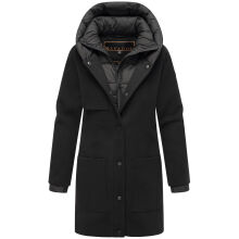 Navahoo Flauschwunder Damen Winterjacke Schwarz Gr&ouml;&szlig;e XL - Gr. 42