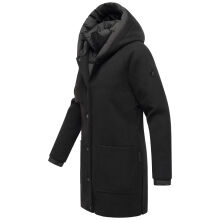 Navahoo Flauschwunder Damen Winterjacke Schwarz Gr&ouml;&szlig;e XL - Gr. 42