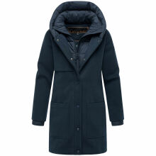 Navahoo Flauschwunder Damen Winterjacke Navy Größe M - Gr. 38