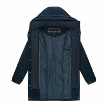 Navahoo Flauschwunder Damen Winterjacke Navy Größe M - Gr. 38