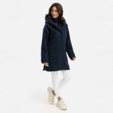 Navahoo Flauschwunder Damen Winterjacke Navy Größe M - Gr. 38