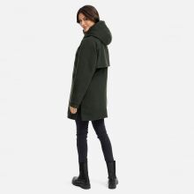 Navahoo Flauschwunder Damen Winterjacke Dark Olive Gr&ouml;&szlig;e M - Gr. 38