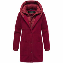 Navahoo Flauschwunder Damen Winterjacke Bordeaux Größe S - Gr. 36