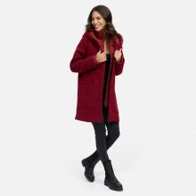 Navahoo Flauschwunder Damen Winterjacke Bordeaux Größe S - Gr. 36