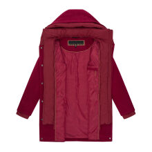 Navahoo Flauschwunder Damen Winterjacke Bordeaux Gr&ouml;&szlig;e XL - Gr. 42