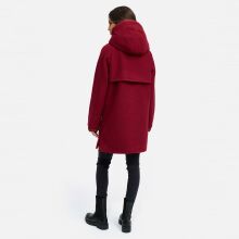 Navahoo Flauschwunder Damen Winterjacke Bordeaux Größe XXXL - Gr. 46