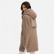 Navahoo Flauschwunder Damen Winterjacke Taupe Grey Gr&ouml;&szlig;e XXXL - Gr. 46