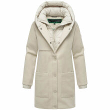 Navahoo Flauschwunder Damen Winterjacke Light Grey Gr&ouml;&szlig;e XL - Gr. 42