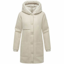 Navahoo Flauschwunder Damen Winterjacke Light Grey Gr&ouml;&szlig;e XL - Gr. 42