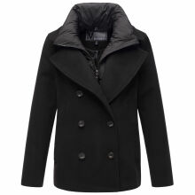 Marikoo Aylaraa Damen Winter Kabanjacke Schwarz-Größe M - Gr. 38