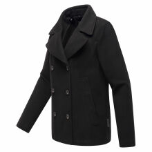 Marikoo Aylaraa Damen Winter Kabanjacke Schwarz-Größe M - Gr. 38