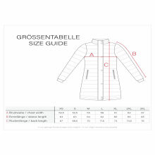 Marikoo Aylaraa Damen Winter Kabanjacke Schwarz-Größe M - Gr. 38