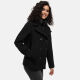 Marikoo Aylaraa Damen Winter Kabanjacke Schwarz-Größe M - Gr. 38