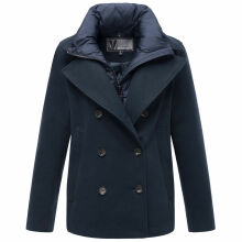 Marikoo Aylaraa Damen Winter Kabanjacke Navy-Größe S - Gr. 36