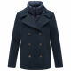 Marikoo Aylaraa Damen Winter Kabanjacke Navy-Größe S - Gr. 36