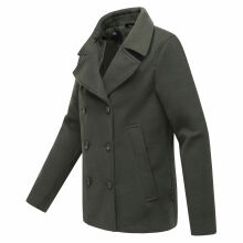 Marikoo Aylaraa Damen Winter Kabanjacke Dark Olive-Größe L - Gr. 40