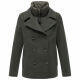 Marikoo Aylaraa Damen Winter Kabanjacke Dark Olive-Größe L - Gr. 40