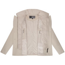 Marikoo Aylaraa Damen Winter Kabanjacke Pearl Grey-Gr&ouml;&szlig;e S - Gr. 36