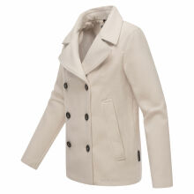 Marikoo Aylaraa Damen Winter Kabanjacke Pearl Grey-Größe XL - Gr. 42