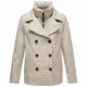 Marikoo Aylaraa Damen Winter Kabanjacke Pearl Grey-Größe XL - Gr. 42