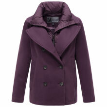 Marikoo Aylaraa Damen Winter Kabanjacke Dusty Plum-Größe M - Gr. 38