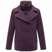Marikoo Aylaraa Damen Winter Kabanjacke Dusty Plum-Größe M - Gr. 38