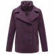 Marikoo Aylaraa Damen Winter Kabanjacke Dusty Plum-Größe M - Gr. 38