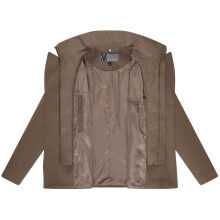 Marikoo Aylaraa Damen Winter Kabanjacke Stone Brown-Größe S - Gr. 36