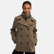 Marikoo Aylaraa Damen Winter Kabanjacke Stone Brown-Gr&ouml;&szlig;e XXL - Gr. 44