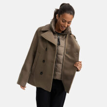 Marikoo Aylaraa Damen Winter Kabanjacke Stone Brown-Gr&ouml;&szlig;e XXL - Gr. 44