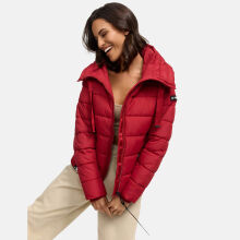 Navahoo Amayaa Damen Winter Steppjacke Dark Red-Gr&ouml;&szlig;e S - Gr. 36
