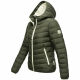 Marikoo Pack Mich Ein Damen Stepp Jacke Dark Olive-Größe 3XL - Gr. 46