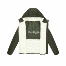 Marikoo Pack Mich Ein Damen Stepp Jacke Dark Olive-Größe L - Gr. 40