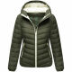 Marikoo Pack Mich Ein Damen Stepp Jacke Dark Olive-Größe M - Gr. 38
