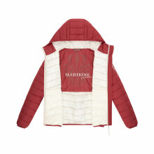 Marikoo Pack Mich Ein Damen Stepp Jacke Deep Red-Größe 3XL - Gr. 46