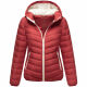 Marikoo Pack Mich Ein Damen Stepp Jacke Deep Red-Größe 3XL - Gr. 46