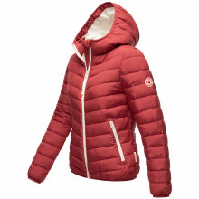 Marikoo Pack Mich Ein Damen Stepp Jacke Deep Red-Größe XL - Gr. 42
