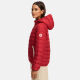 Marikoo Pack Mich Ein Damen Stepp Jacke Deep Red-Größe XL - Gr. 42