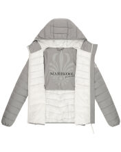Marikoo Pack Mich Ein Damen Stepp Jacke Grau-Größe 3XL - Gr. 46